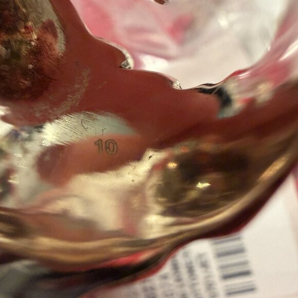 NEW Authentic Gucci Lion Head Crystal Ring In Silver & Black Sz 10 IT 5.25 US - Picture 10 of 10